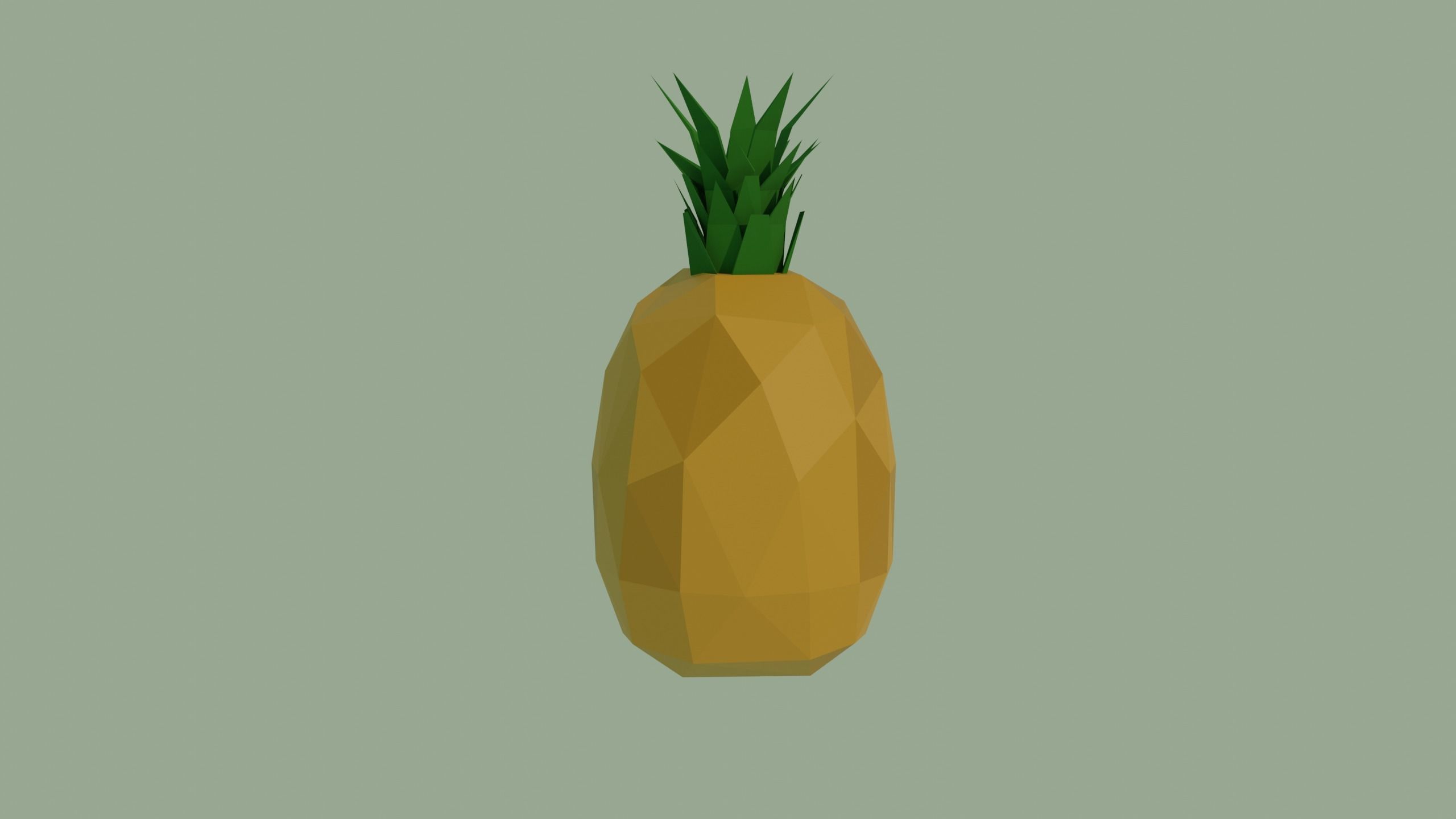 Low Poly Fruit  Low-poly 3D model_13