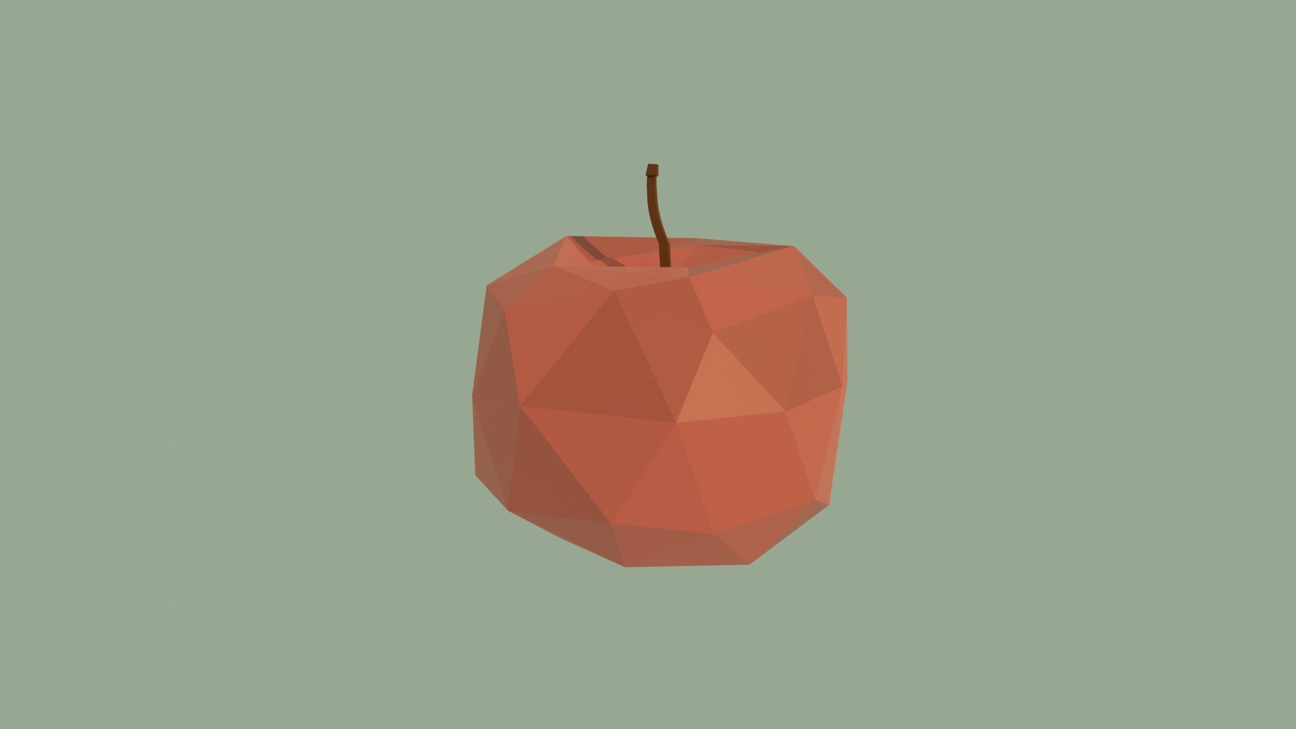 Low Poly Fruit  Low-poly 3D model_7