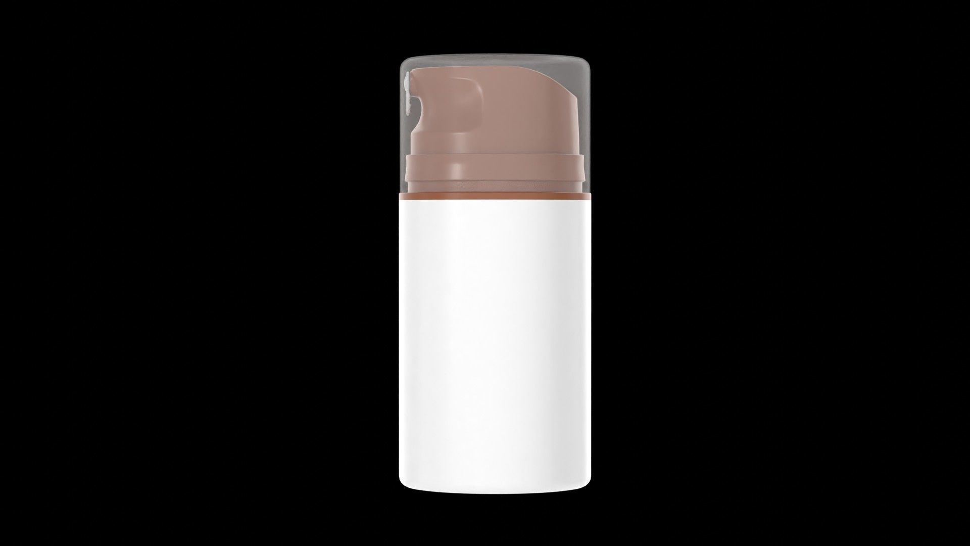 Airless Pump Bottle Cosmetic 3D model_3