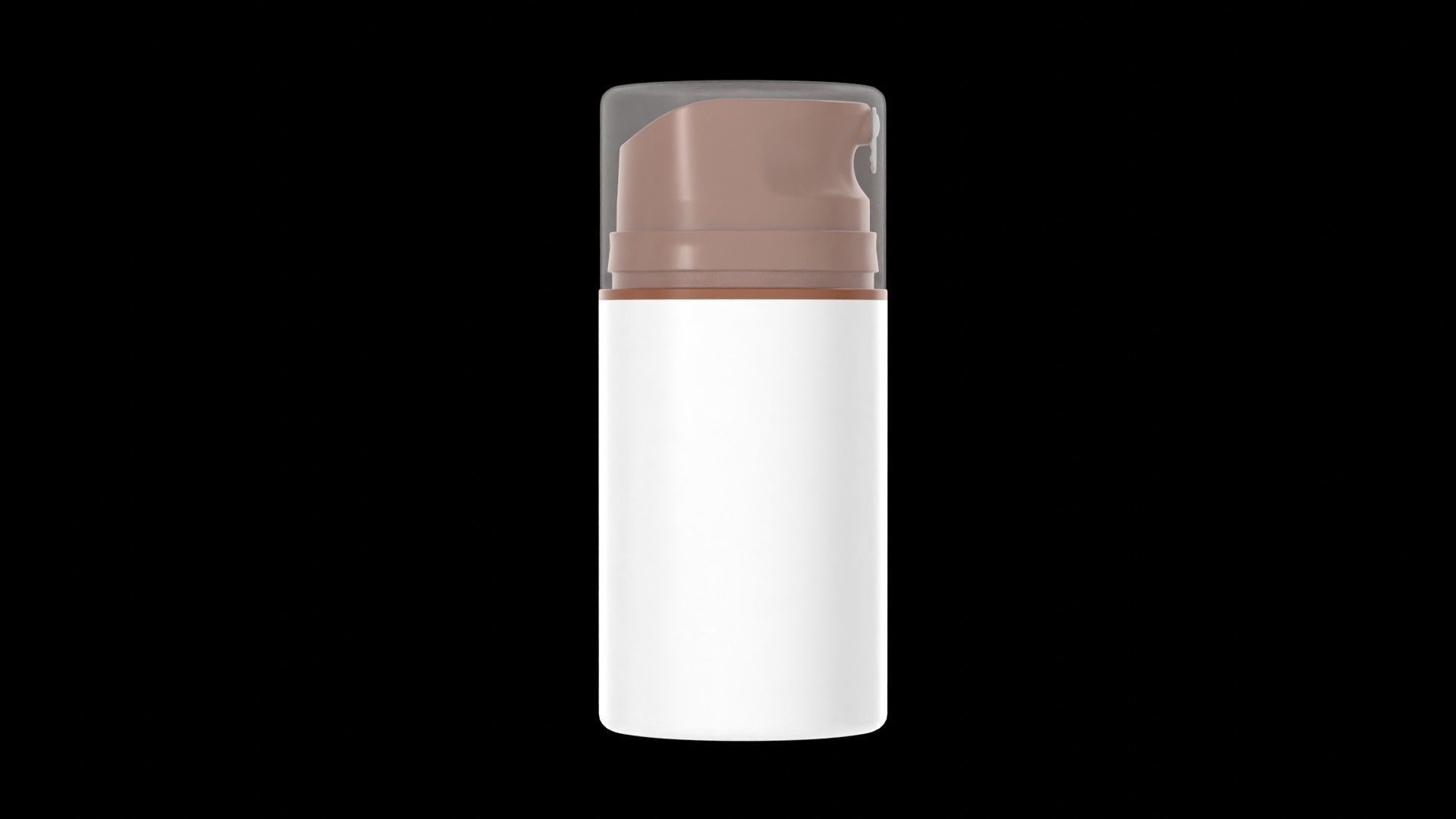 Airless Pump Bottle Cosmetic 3D model_5