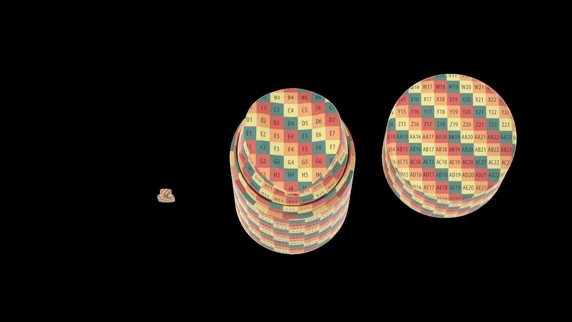 Airless Pump Bottle Cosmetic 3D model_13