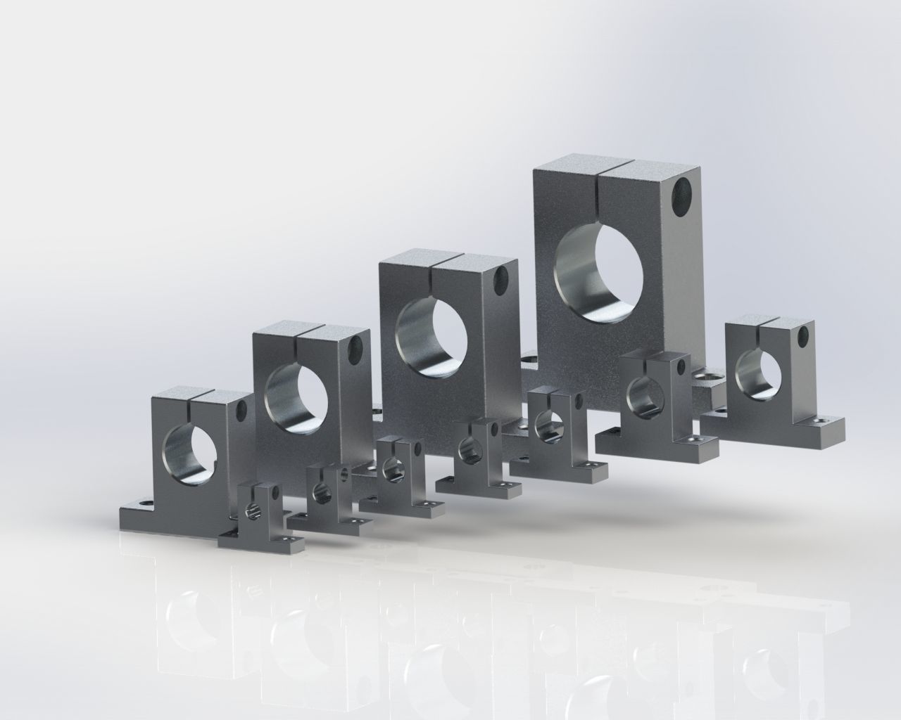 Support Sheft Shaft support SK 3D model | CGTrader