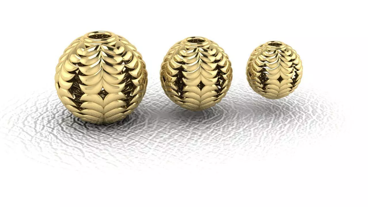 50 Beads 3D print model_0