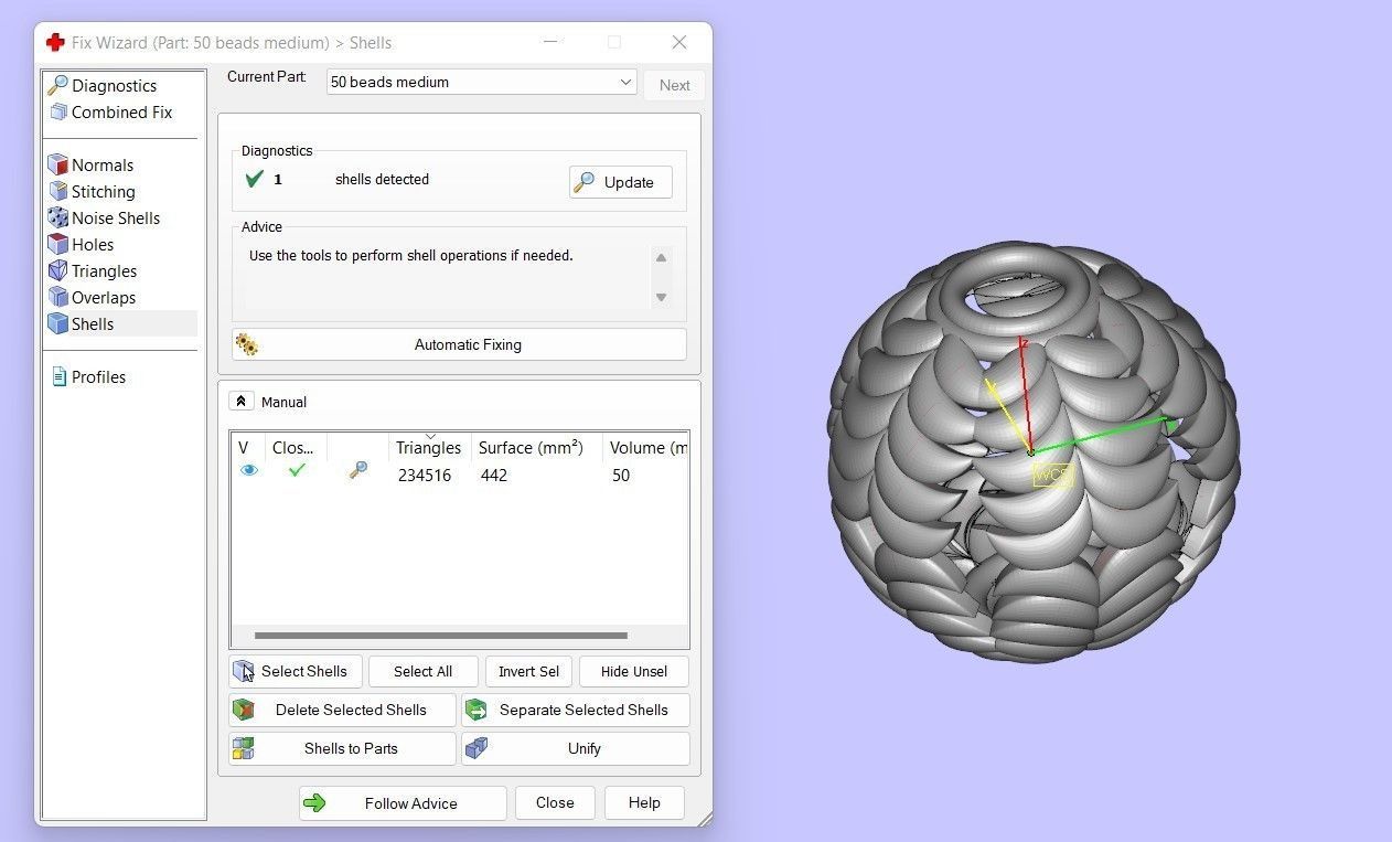 50 Beads 3D print model_5