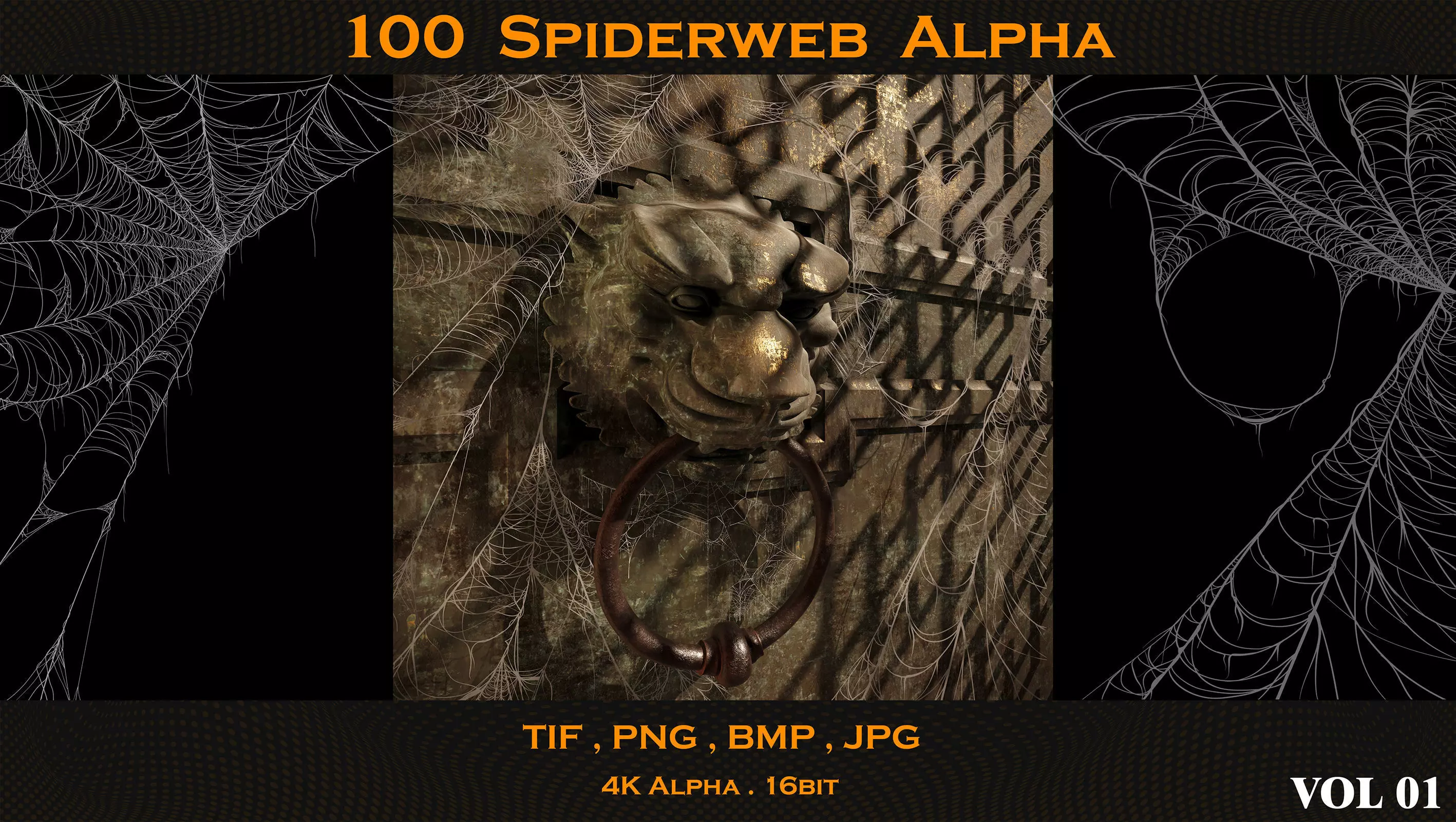 100 Spiderweb Alpha 3D model_0