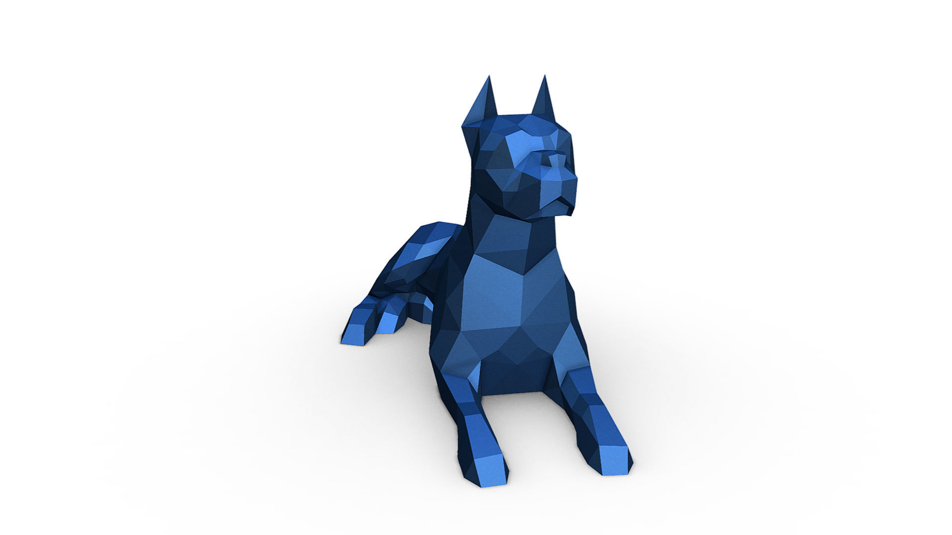 Boxer figure 3D print model_1