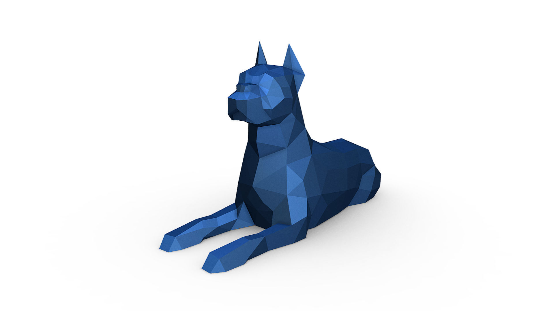 Boxer figure 3D print model_2
