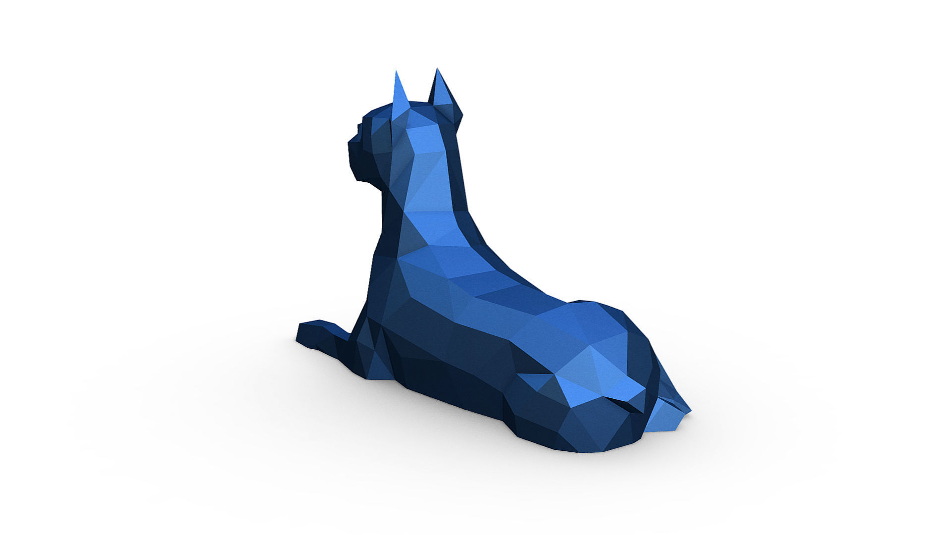 Boxer figure 3D print model_4