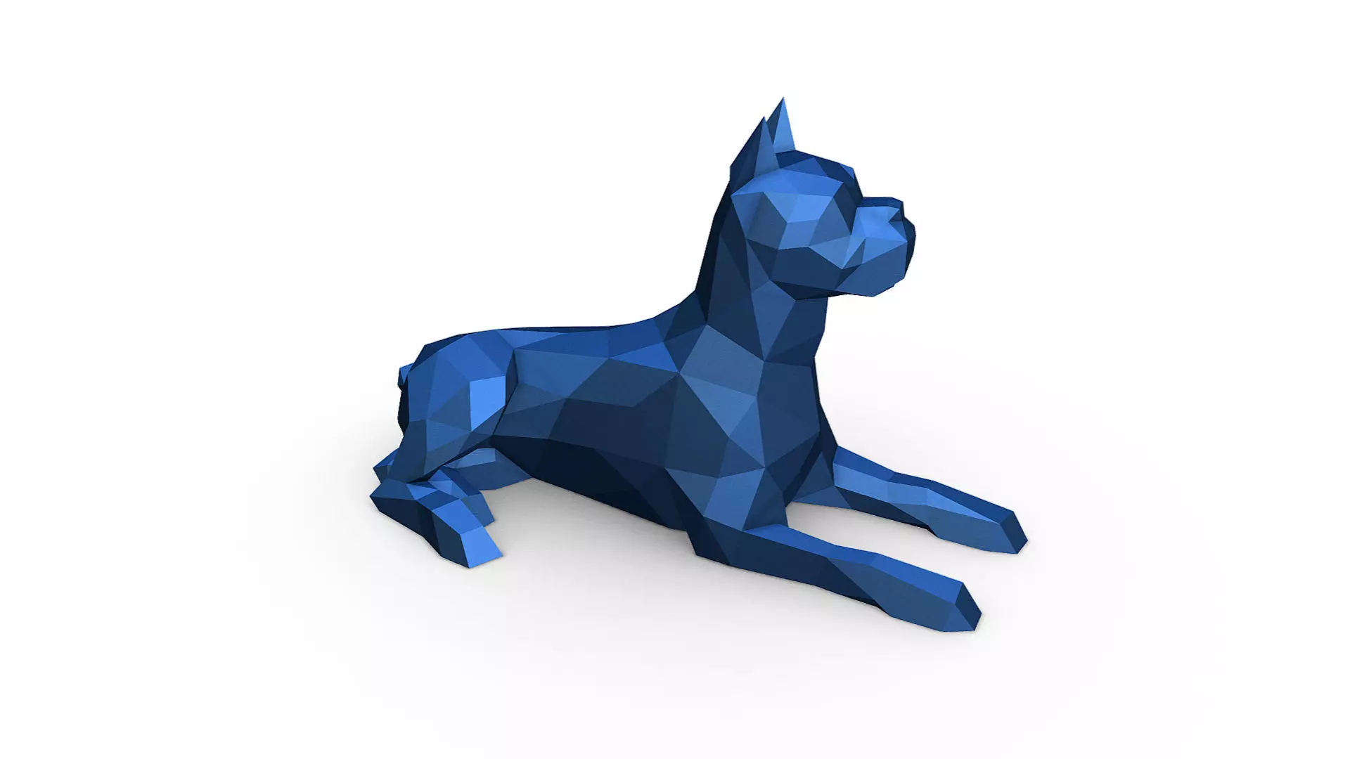 Boxer figure 3D print model_0