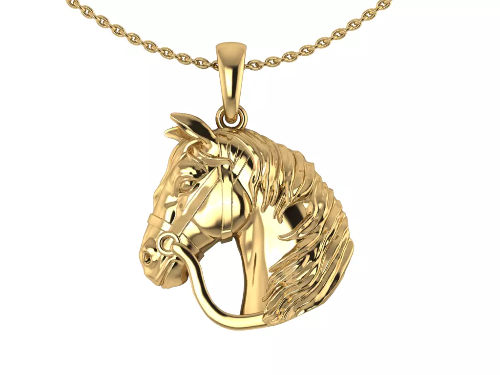 horse pandant print 3D print model