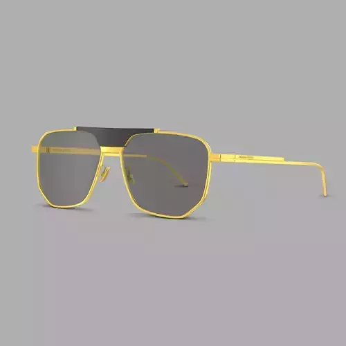 Bottega Veneta - BV1036S Sunglasses  Low-poly 3D model