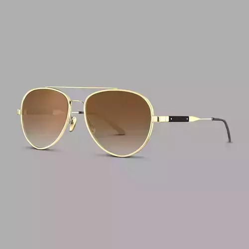Bottega Veneta - BV0042S Sunglasses Low-poly 3D model