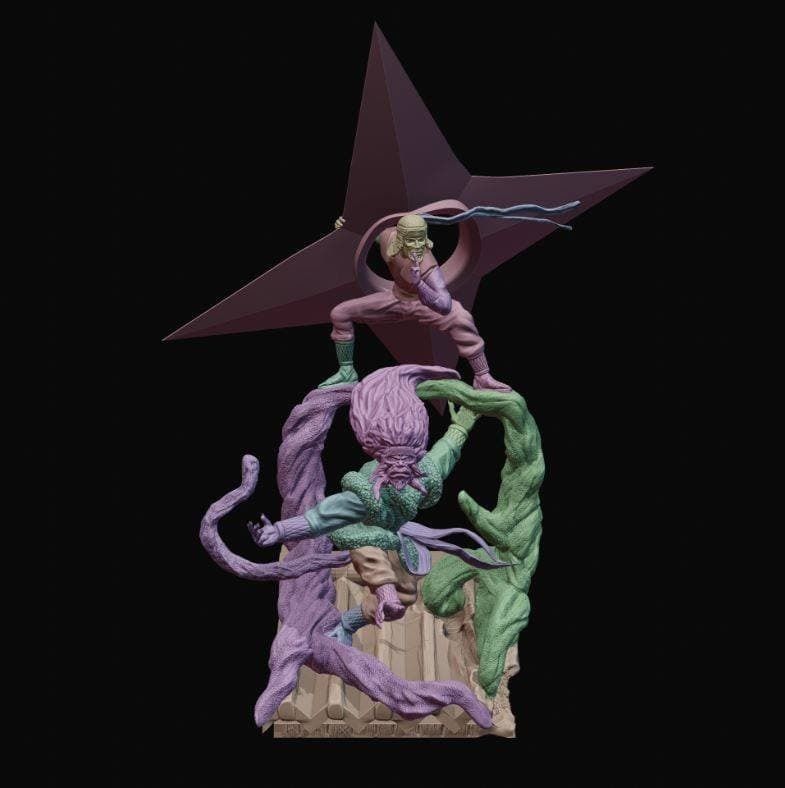 SONDAYME HOKAGUE-SARUTOBI Y EMMA 3D print model_6