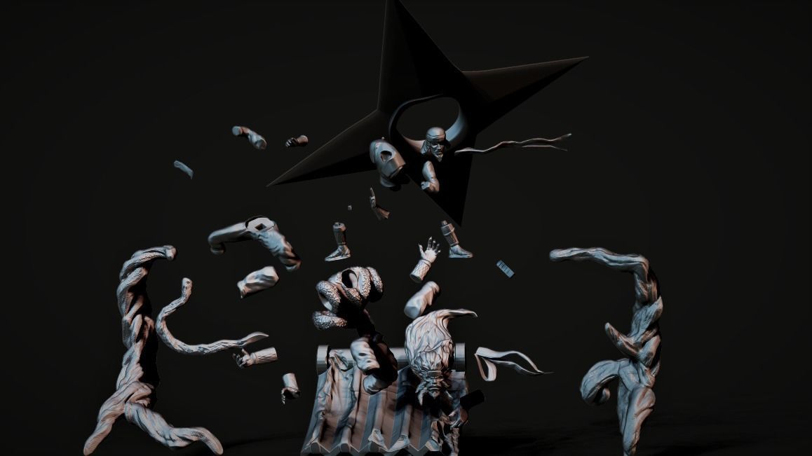 SONDAYME HOKAGUE-SARUTOBI Y EMMA 3D print model_5