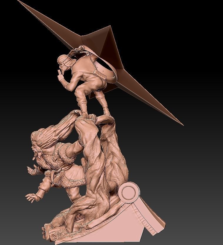 SONDAYME HOKAGUE-SARUTOBI Y EMMA 3D print model_4