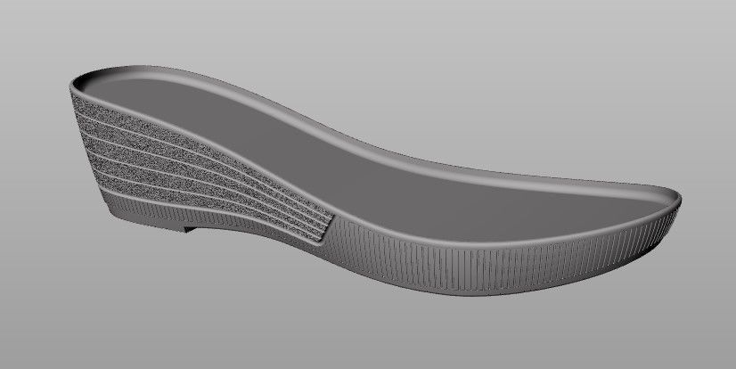 3D sole design for women 3D model_3