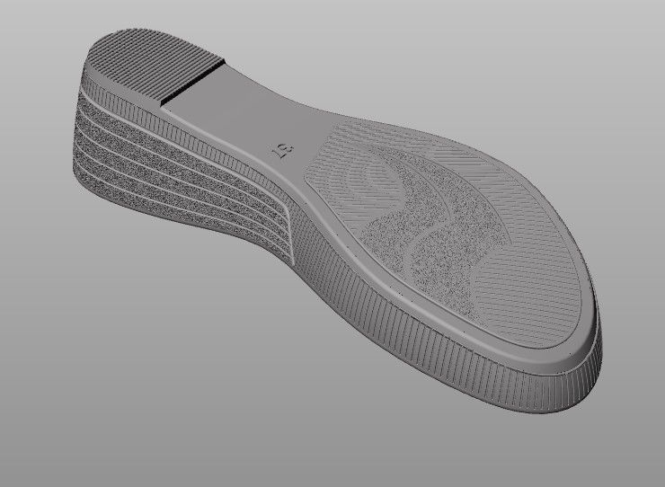 3D sole design for women 3D model_4