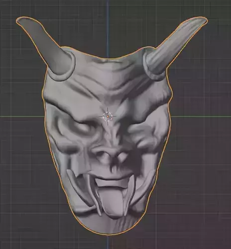 Japanese Oni Mask