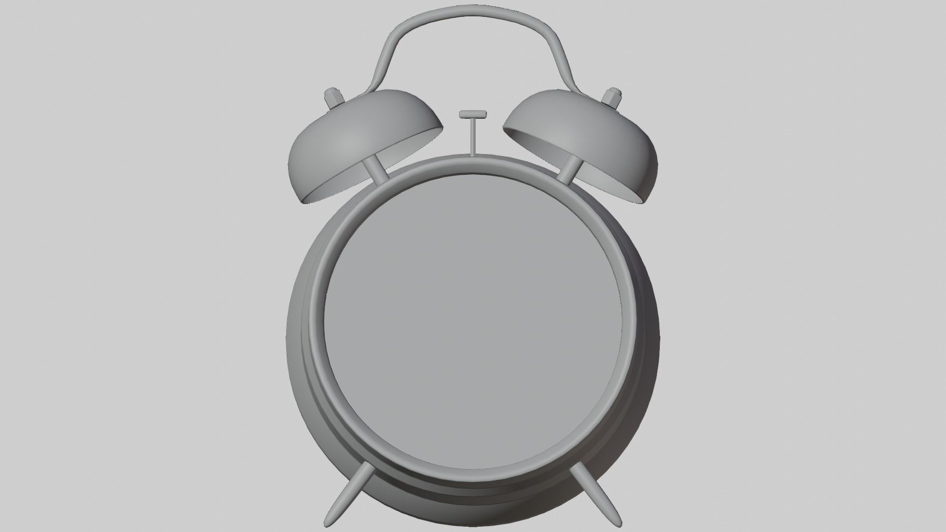 Vintage Alarm Clock 3D model_15