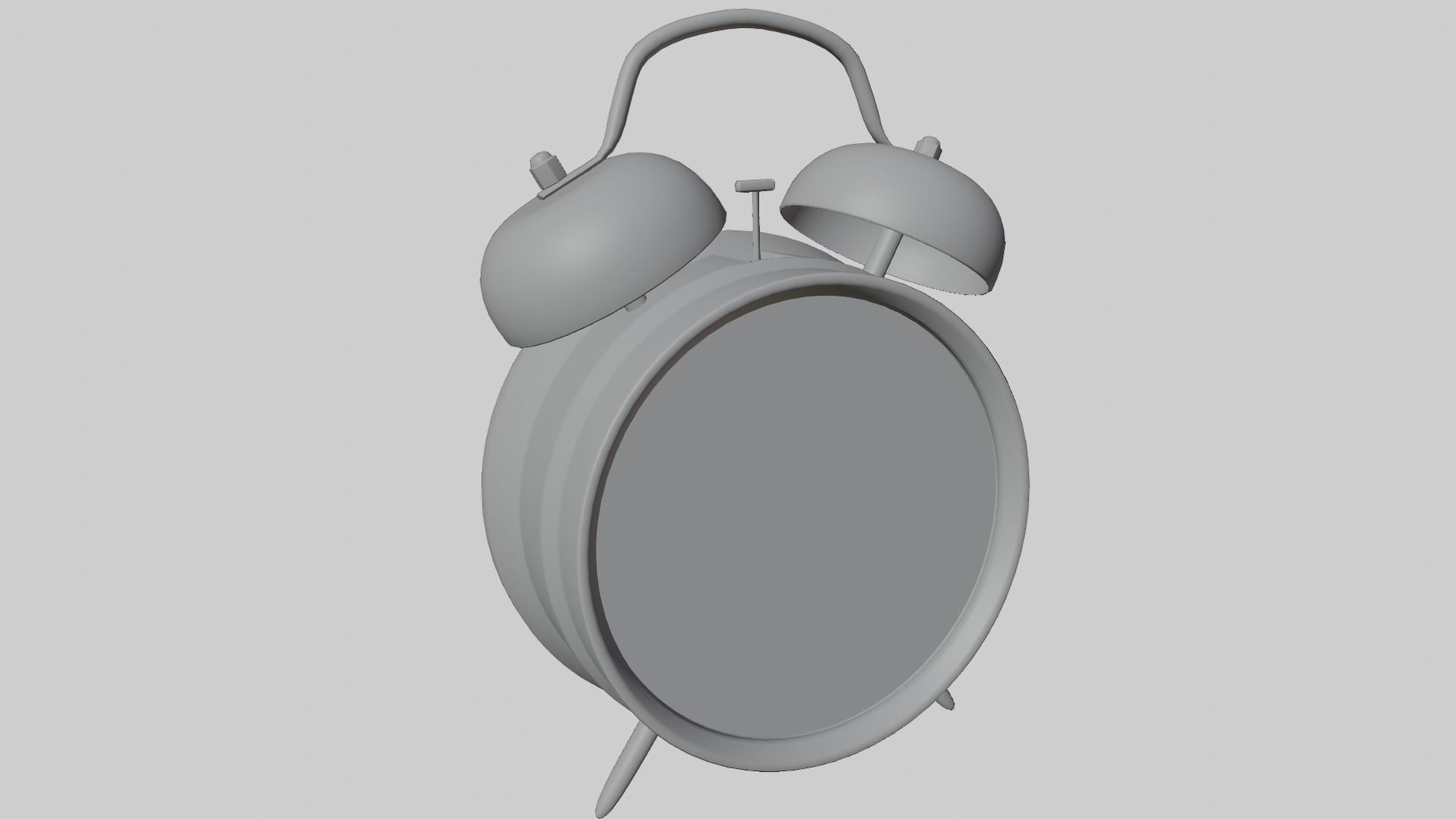 Vintage Alarm Clock 3D model_18
