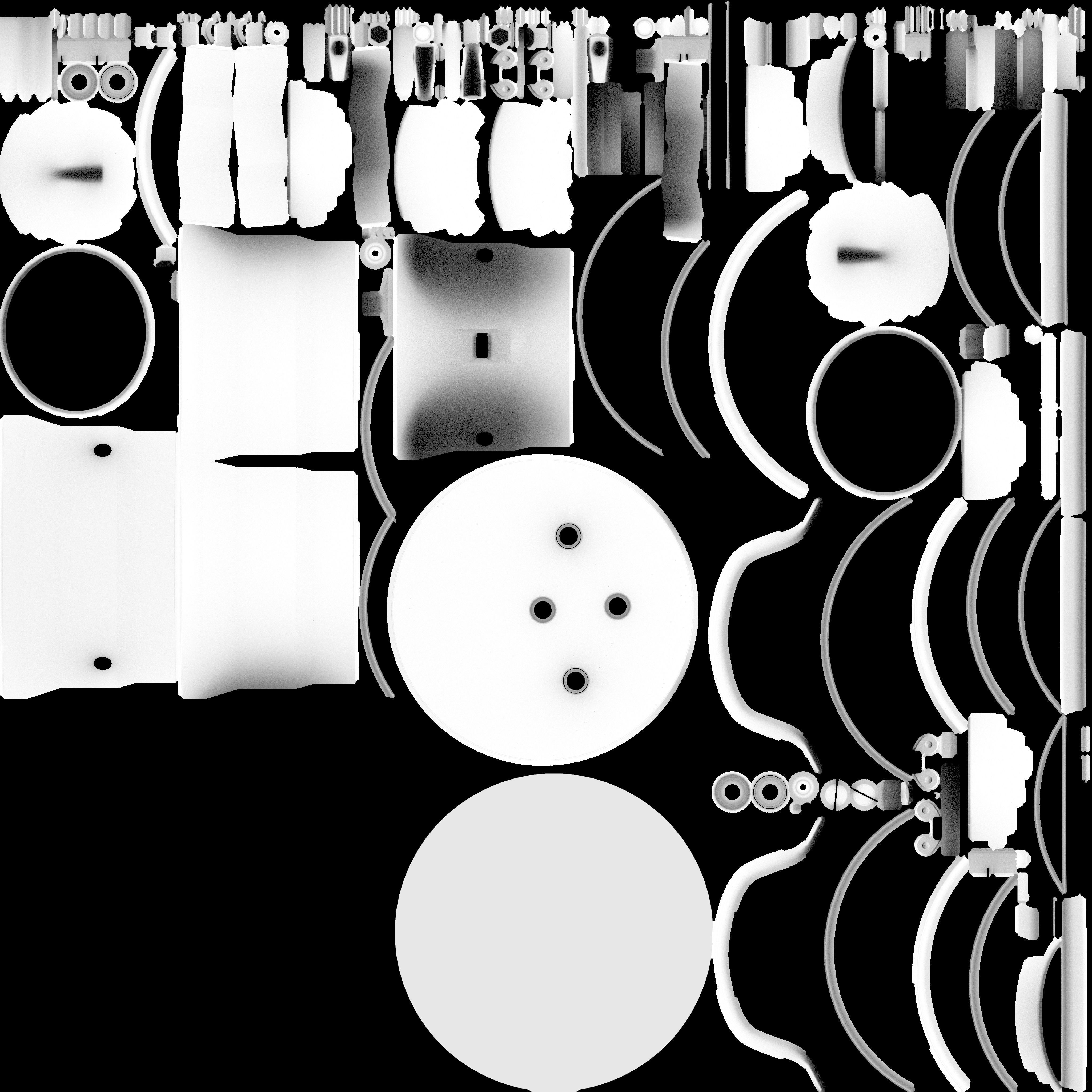 Vintage Alarm Clock 3D model_23