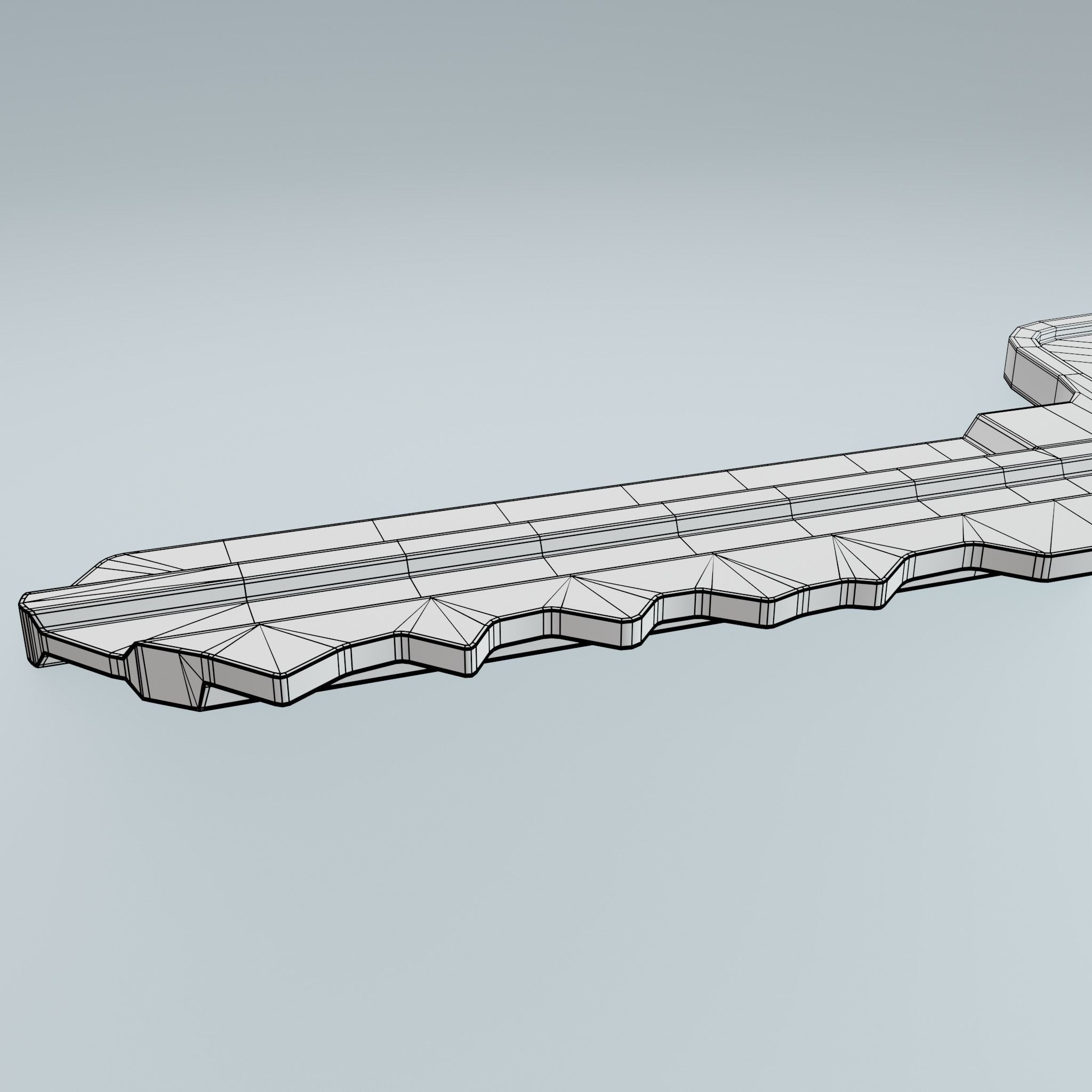 Key 3 metal 3D model_14