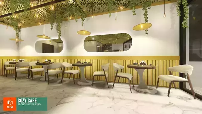 Cozy cafe - confectionery and bakery