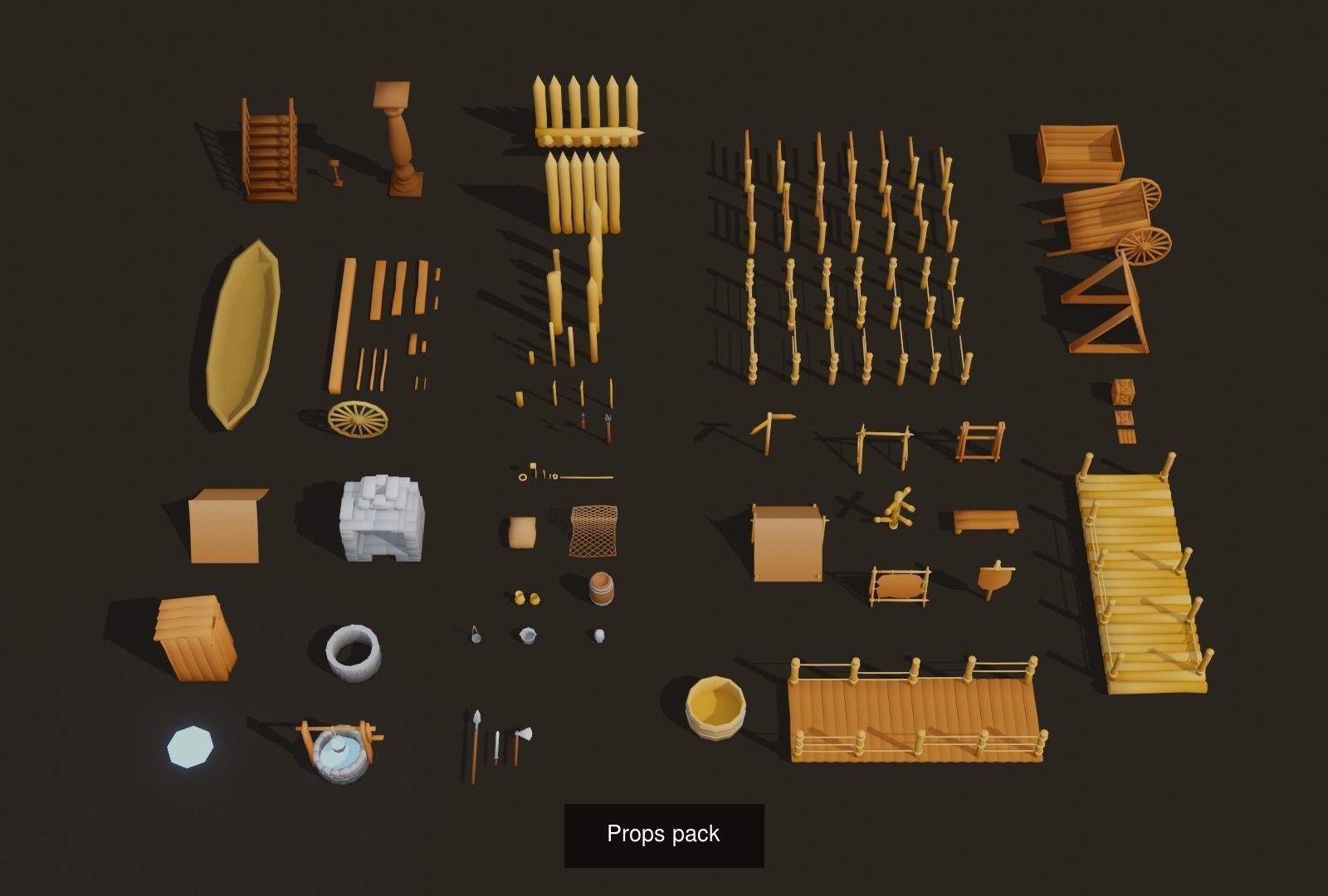 Assets pack 3D Model Collection_3