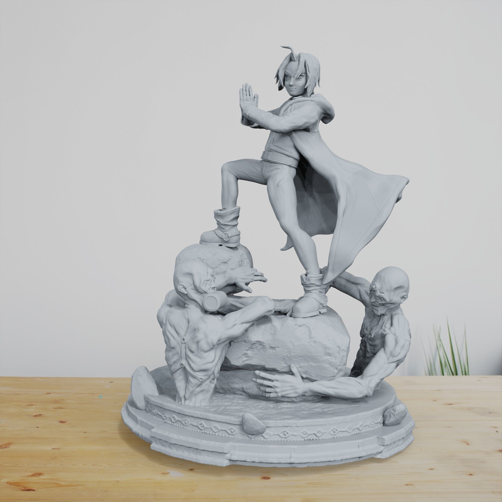 EDWARD ELRIC-FULL METAL ALCHEMIST  3D print model_8