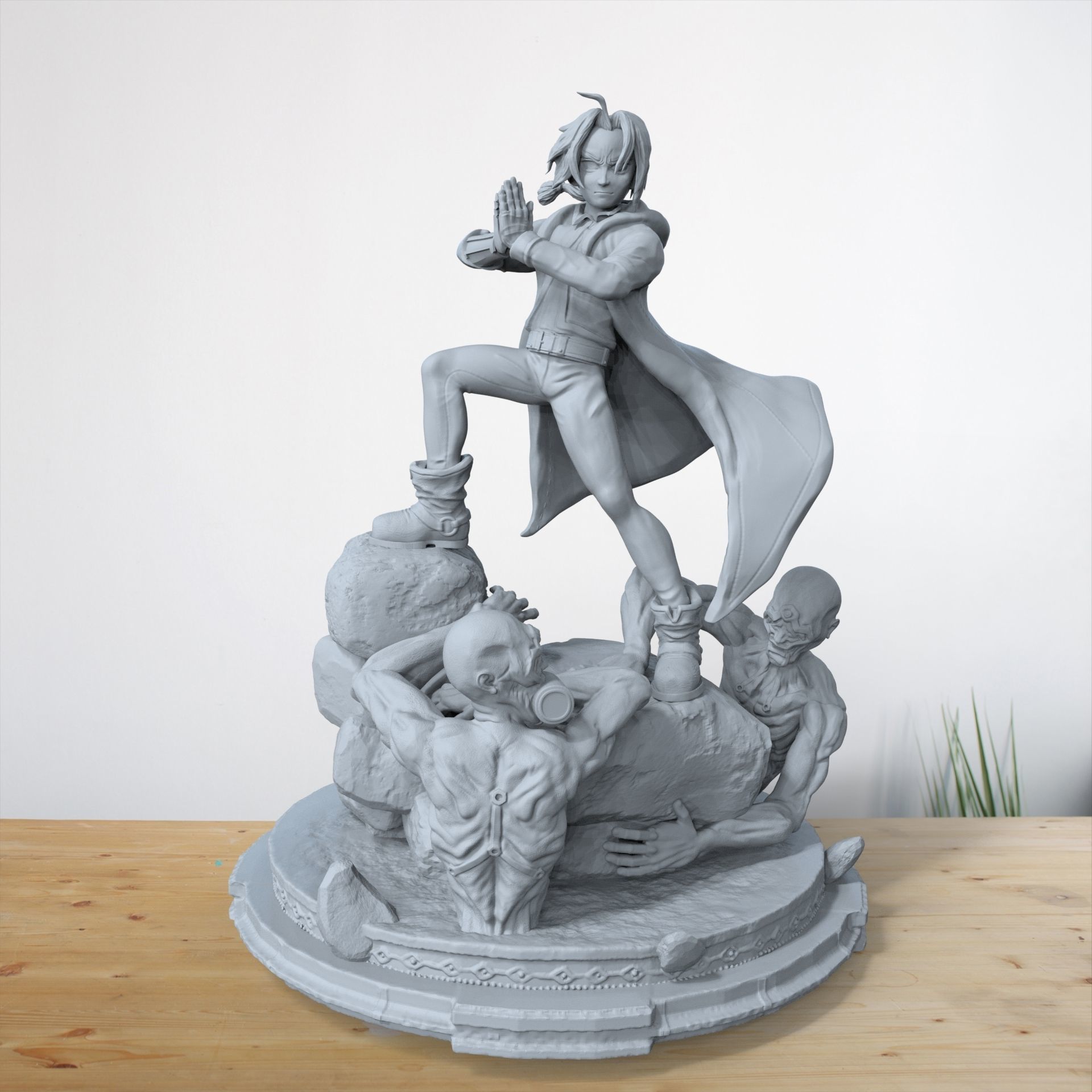 EDWARD ELRIC-FULL METAL ALCHEMIST  3D print model_5
