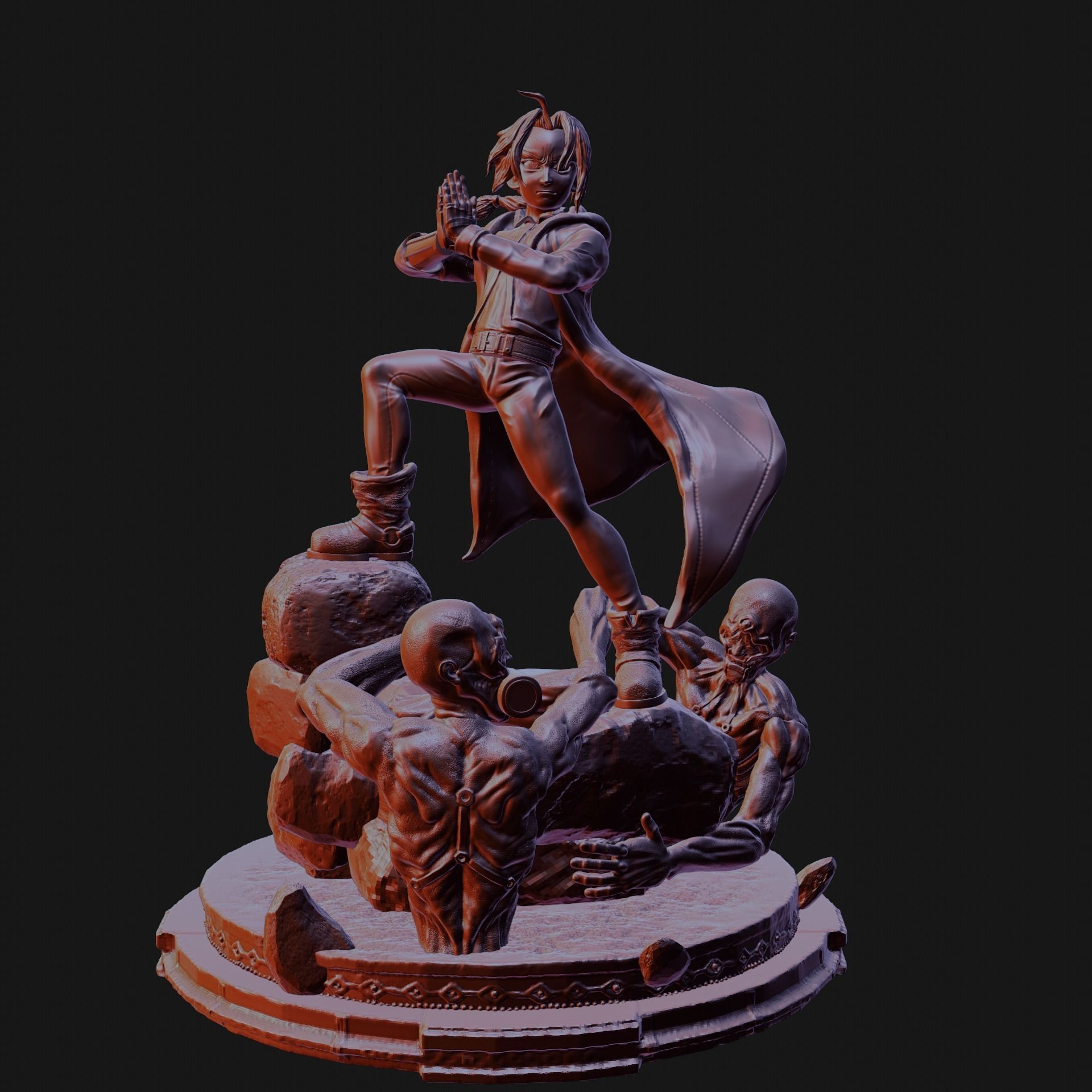 EDWARD ELRIC-FULL METAL ALCHEMIST  3D print model_4