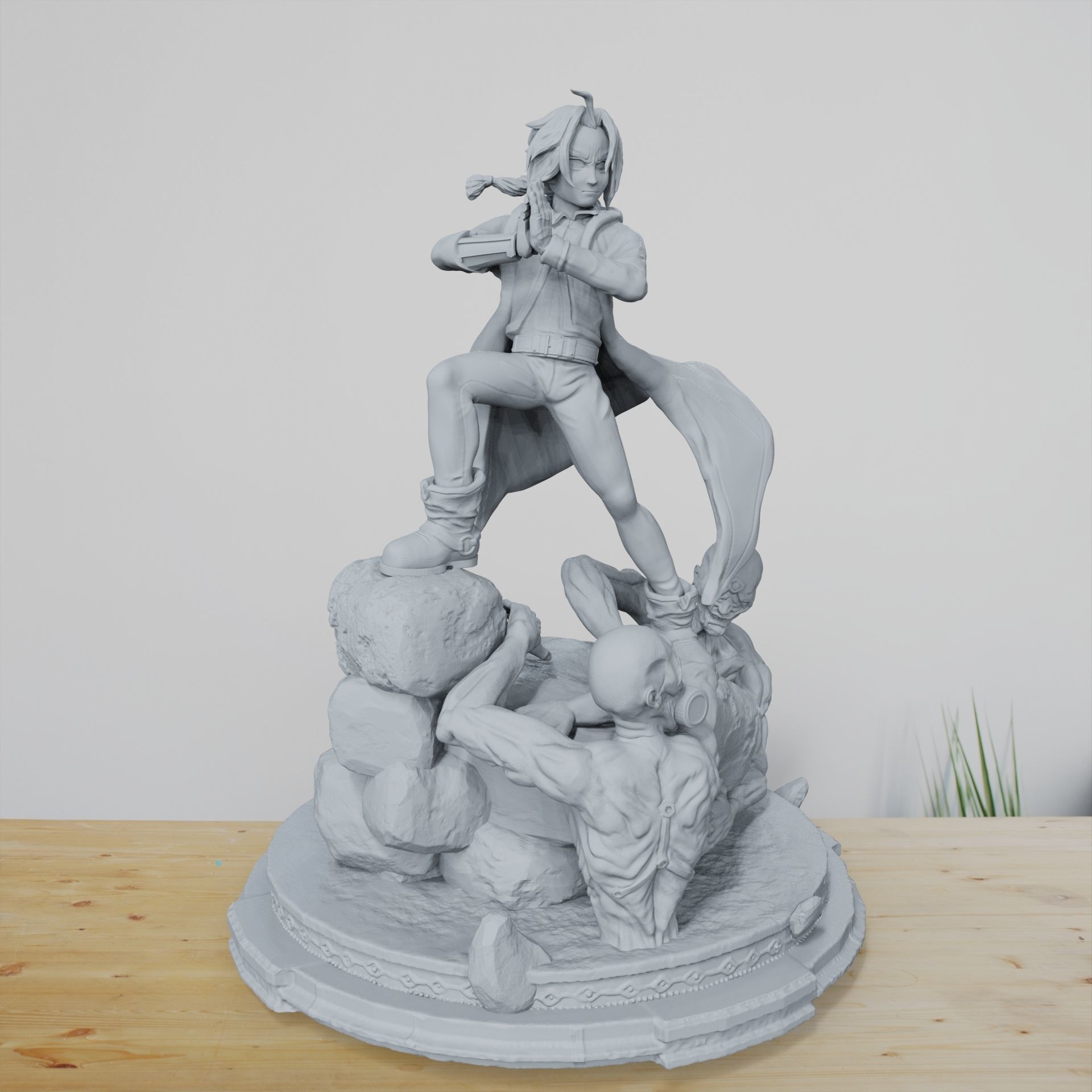 EDWARD ELRIC-FULL METAL ALCHEMIST  3D print model_6