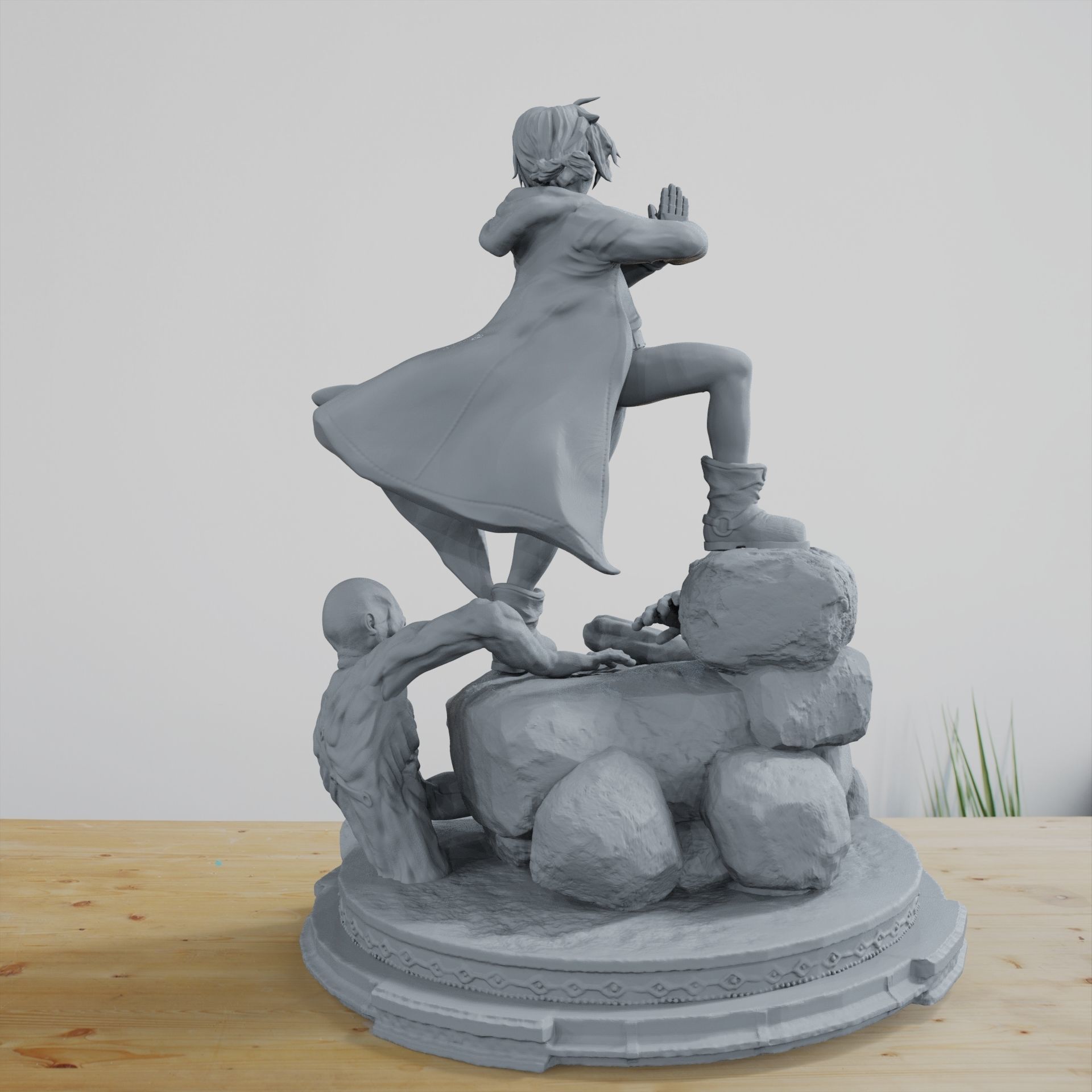 EDWARD ELRIC-FULL METAL ALCHEMIST  3D print model_7