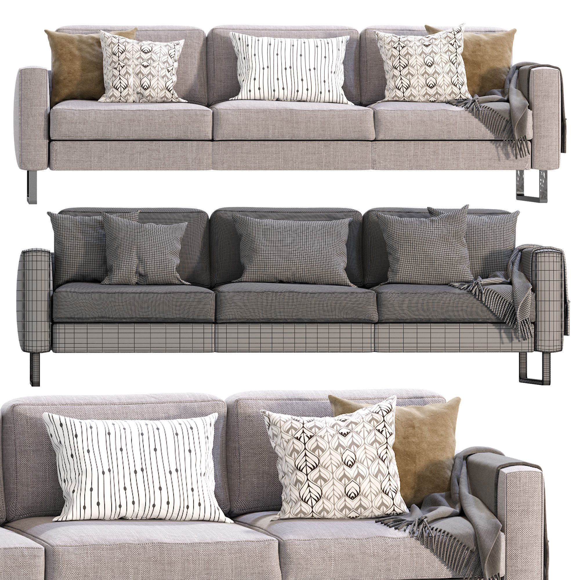 Sofa  Prostoria Elegance 3D model_3