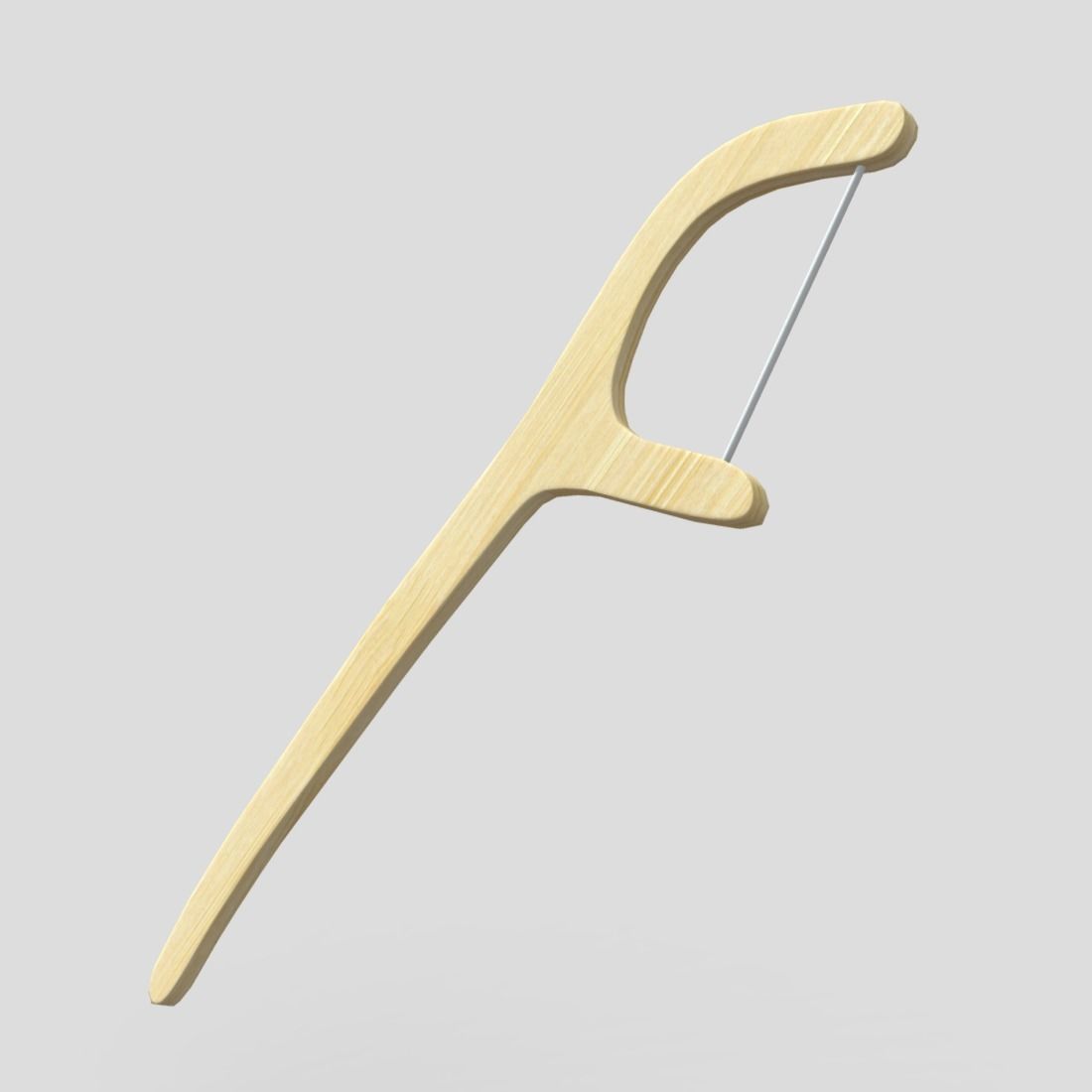 Dental FLoss Pick Low-poly 3D model_11