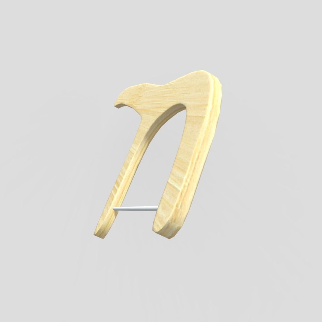 Dental FLoss Pick Low-poly 3D model_7