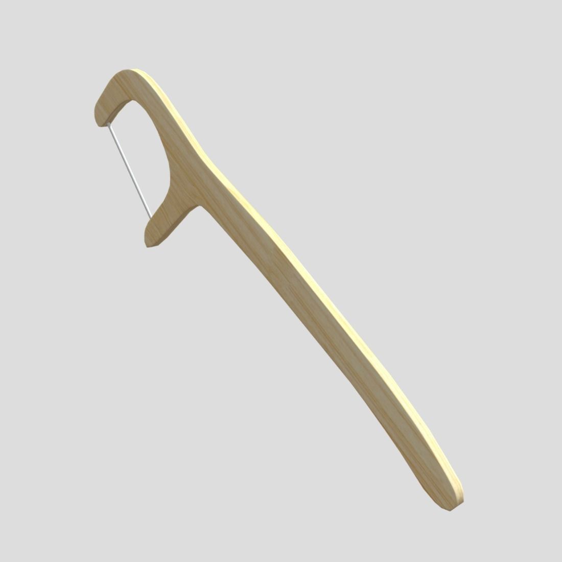 Dental FLoss Pick Low-poly 3D model_9