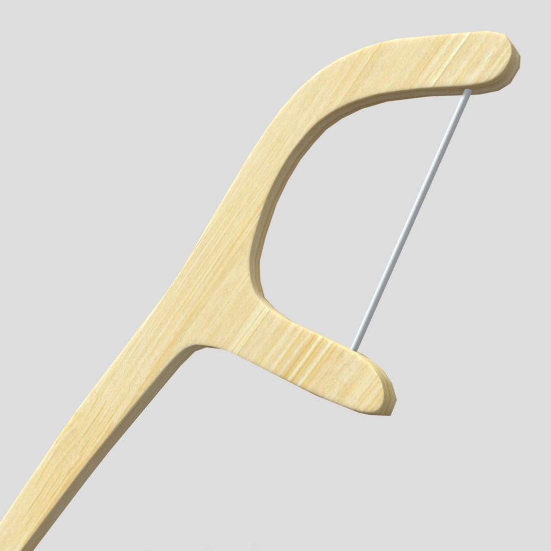 Dental FLoss Pick Low-poly 3D model_13