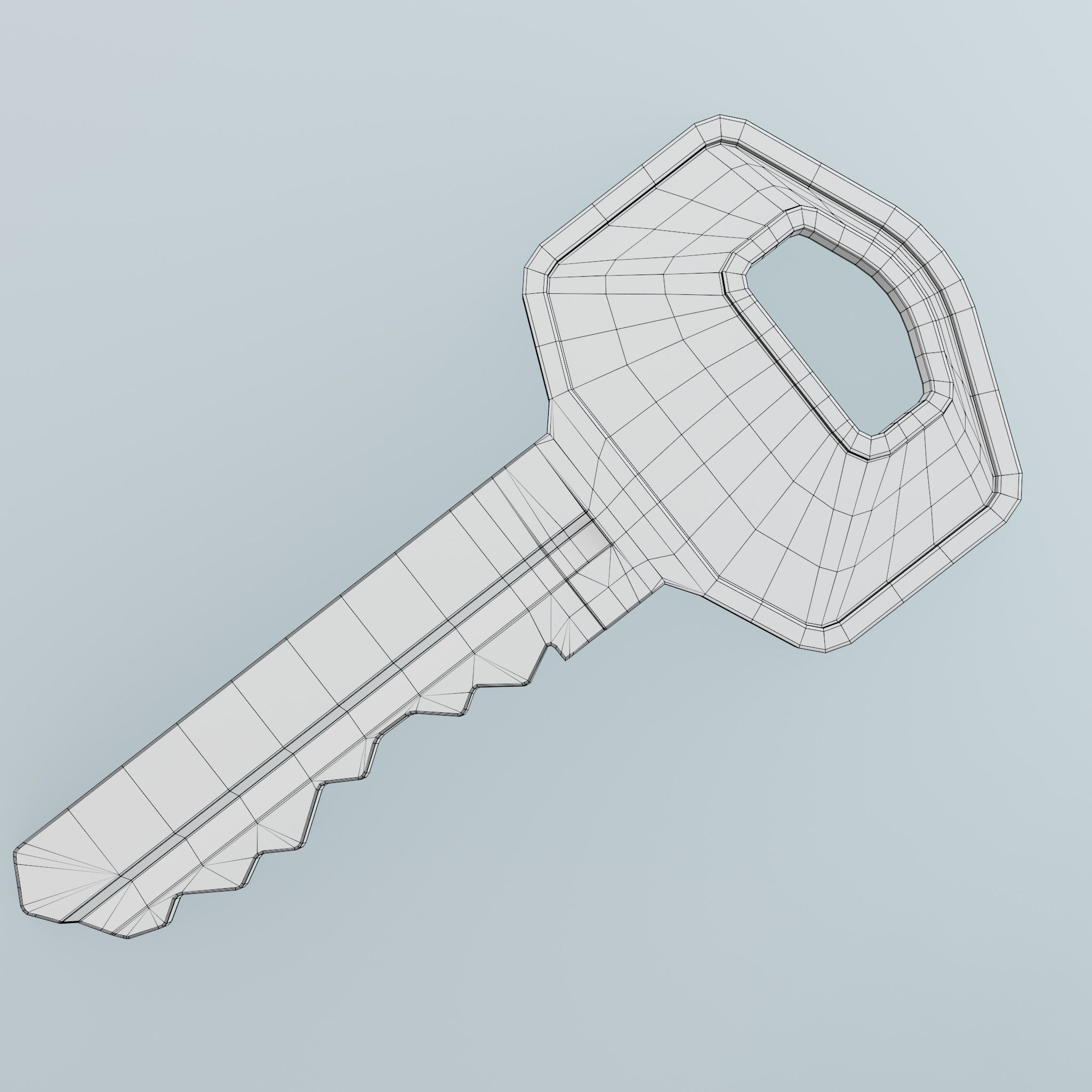 Key 6 3D model_13