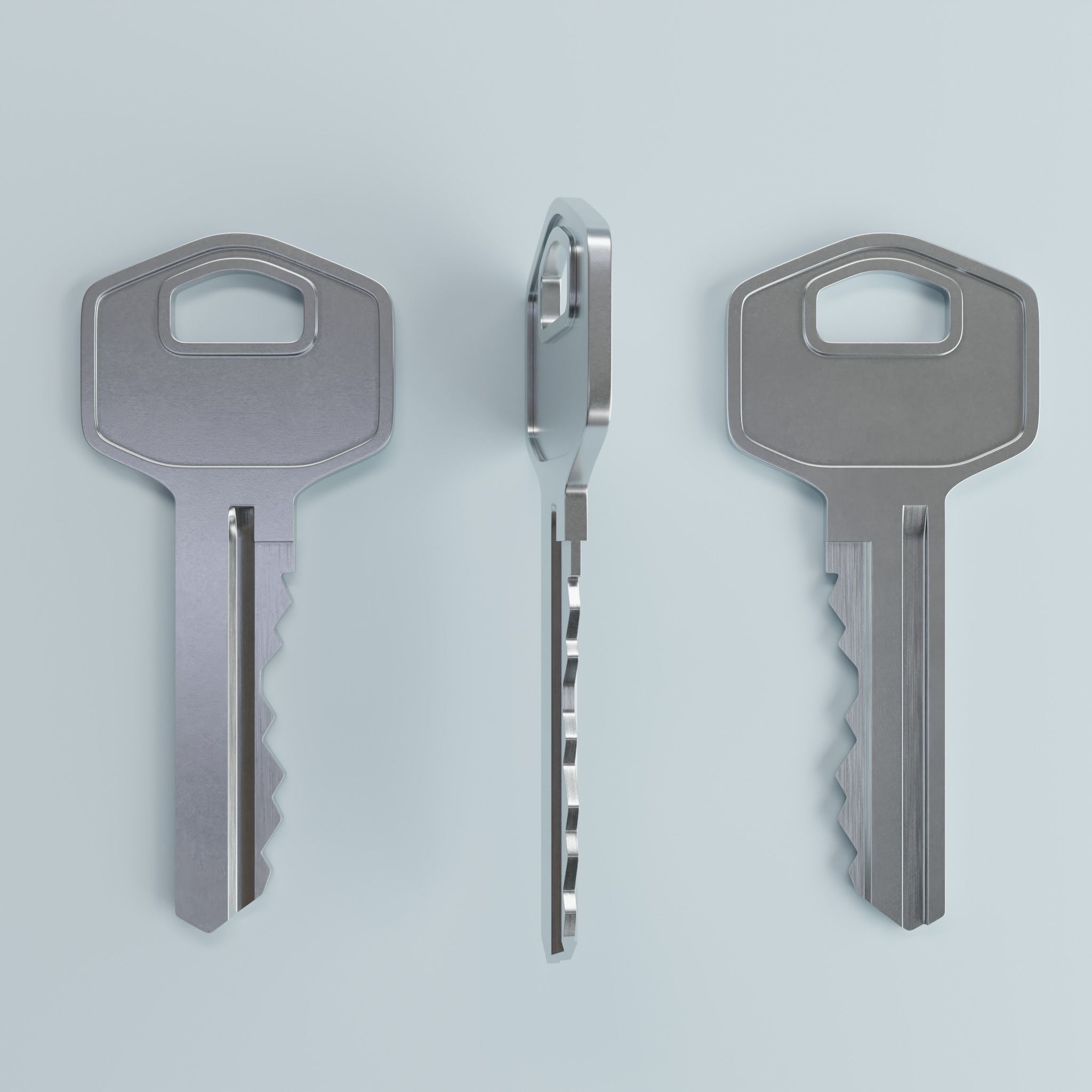 Key 6 3D model_1