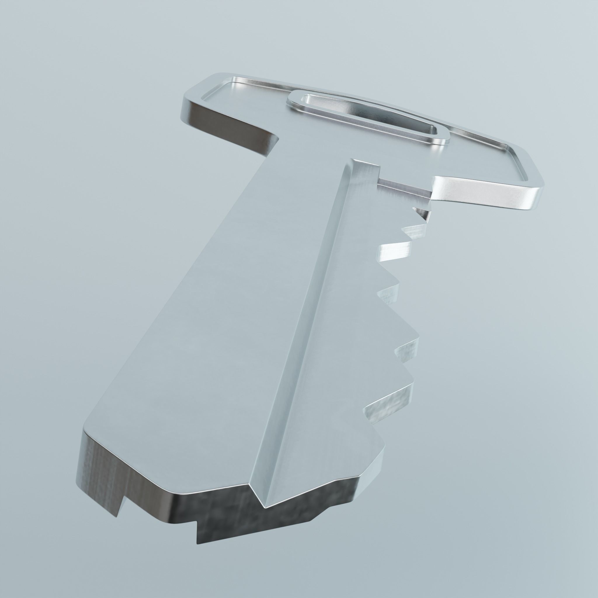 Key 6 3D model_4