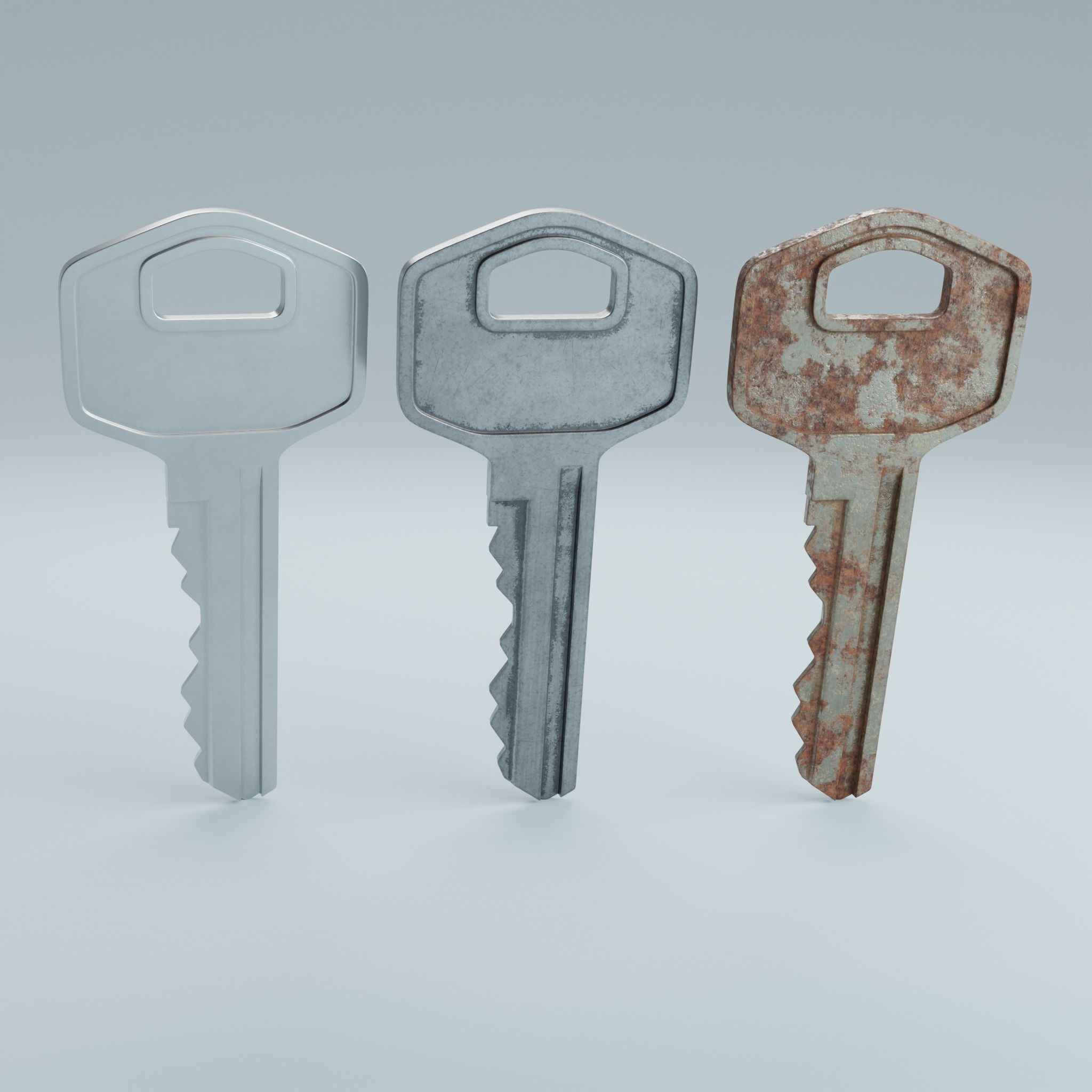 Key 6 3D model_9