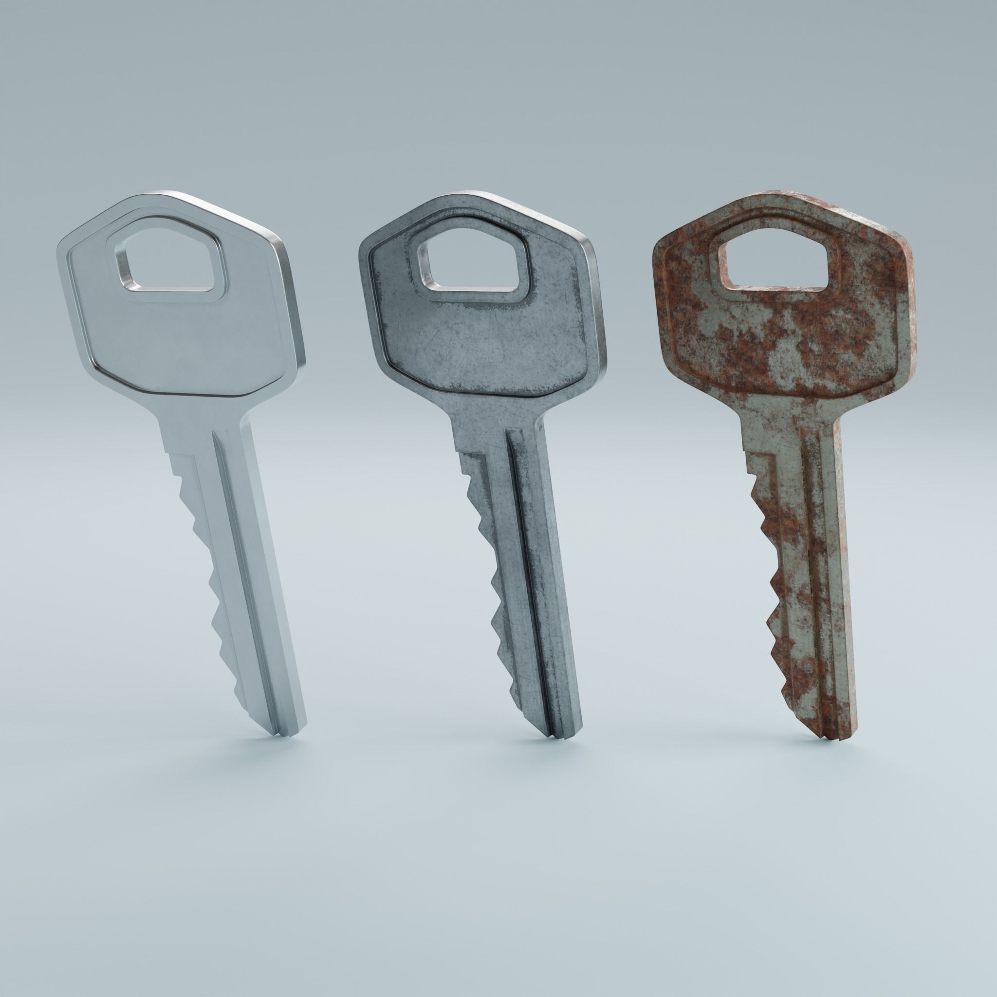 Key 6 3D model_8