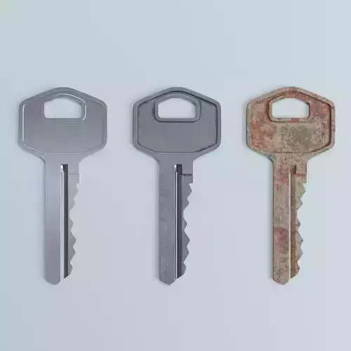 Key 6 3D model