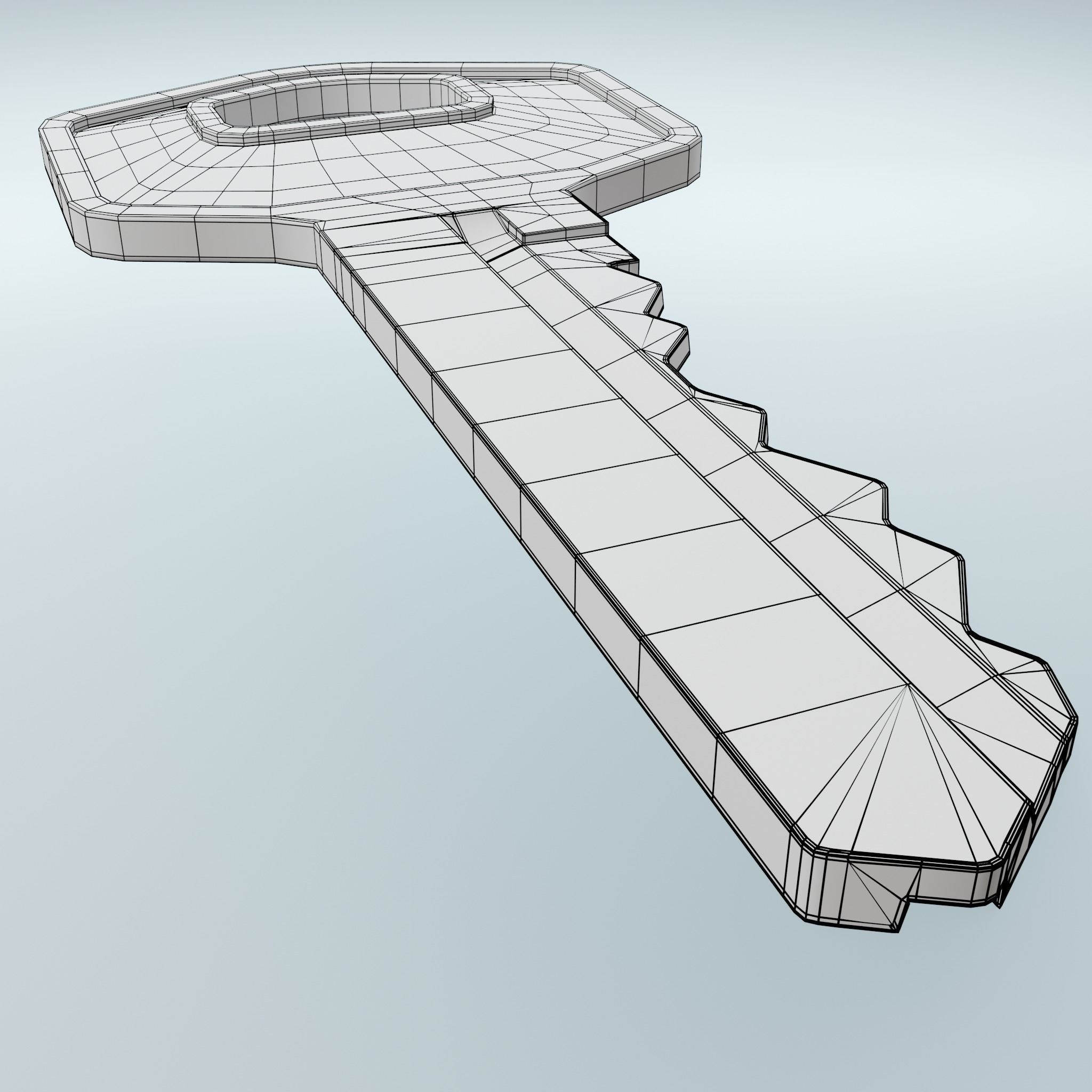 Key 6 3D model_16