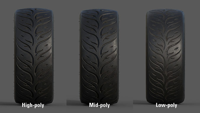 Federal 595 RS 265 35 for 18x9 Low-poly 3D model 2