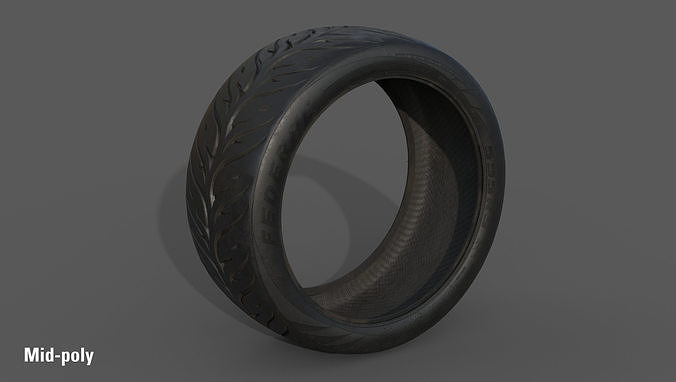 Federal 595 RS 265 35 for 18x9 Low-poly 3D model 6