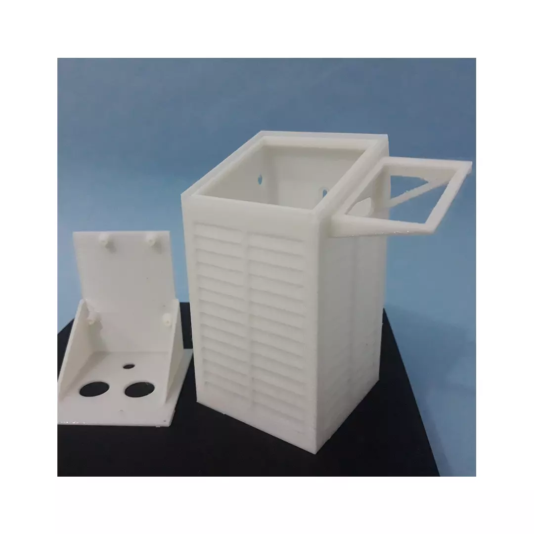 SOLAR POWERED WIFI WEATHER STATION 3D print model_0