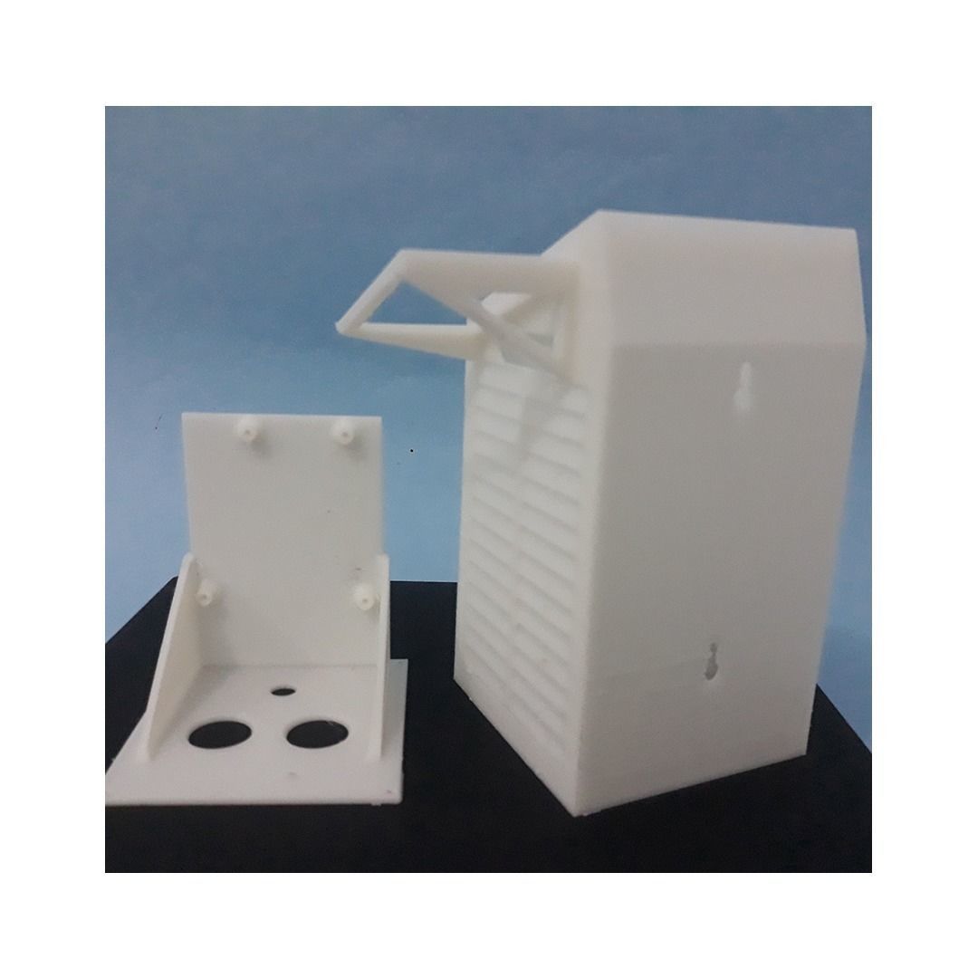 SOLAR POWERED WIFI WEATHER STATION 3D print model_1