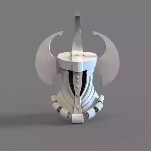 Crucible Axe Knight Elden Ring Wearable Helmet 3D print model